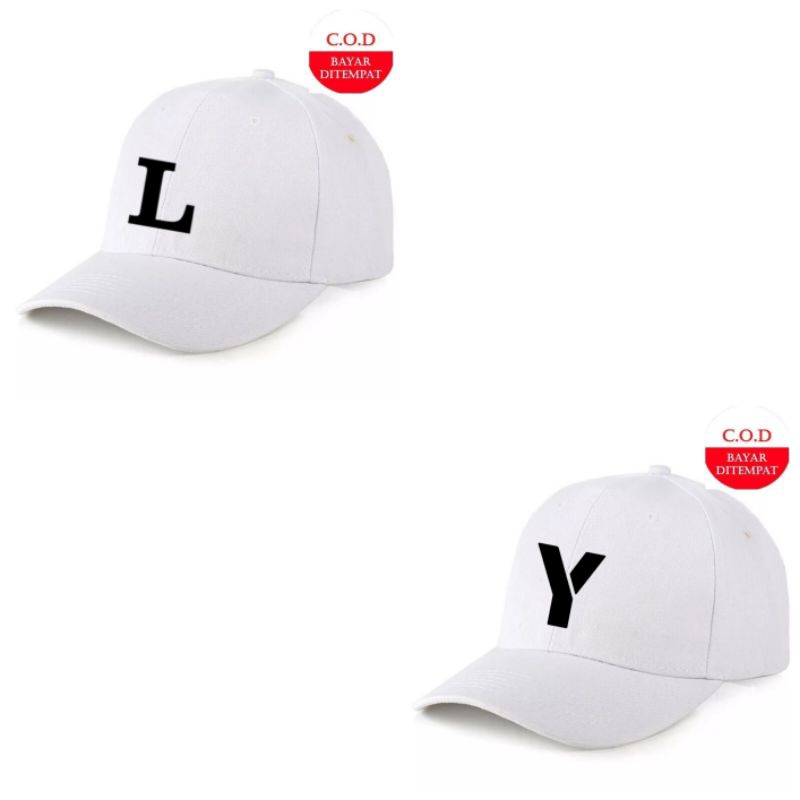 Topi Baseball Cap, Motif huruf, Cotton Fleece Premium,Sablon DTF