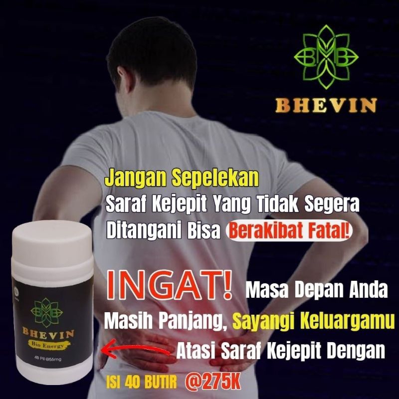 obat sendi dan saraf bhevin bio energy pil hitam