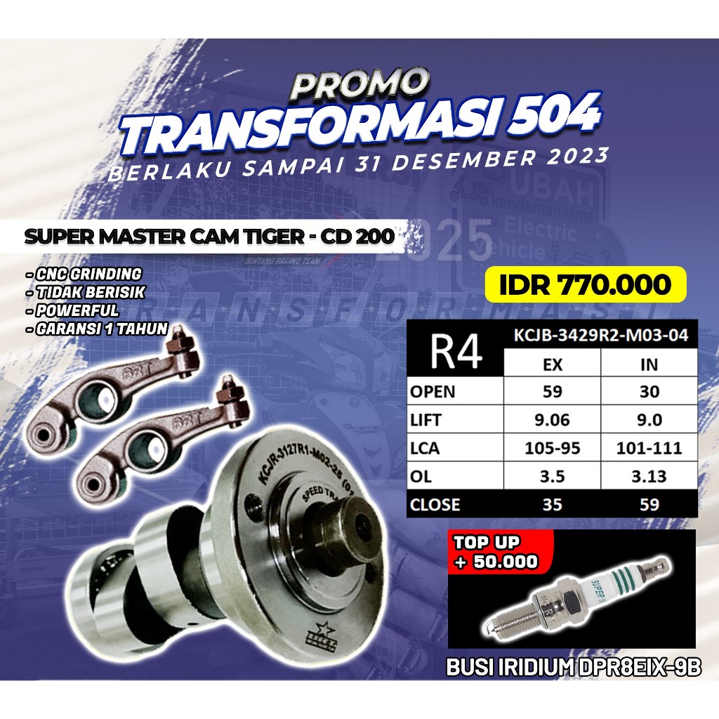 NOKEN AS TIGER-CB200 SERI R4 BRT