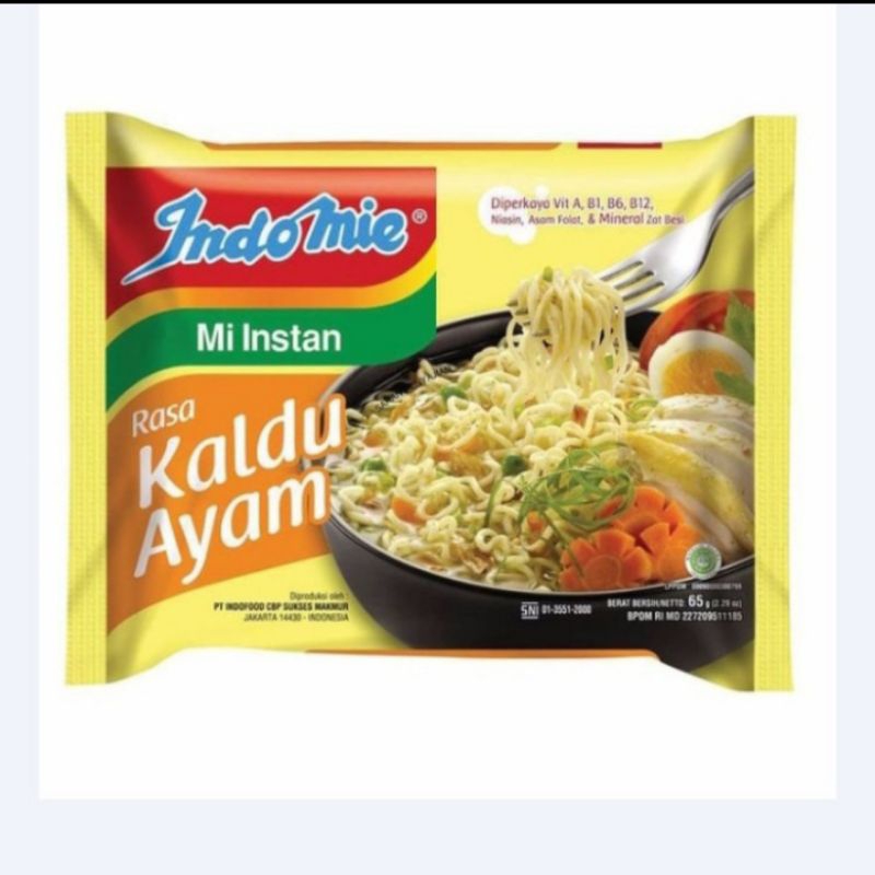 

Indomie Mie Instant Kaldu Ayam 1pc