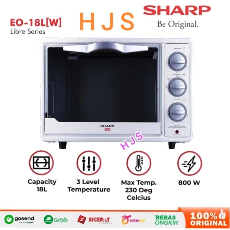 OVEN LISTRIK SHARP EO-18/EO-18L(W)
 - 18 Liter