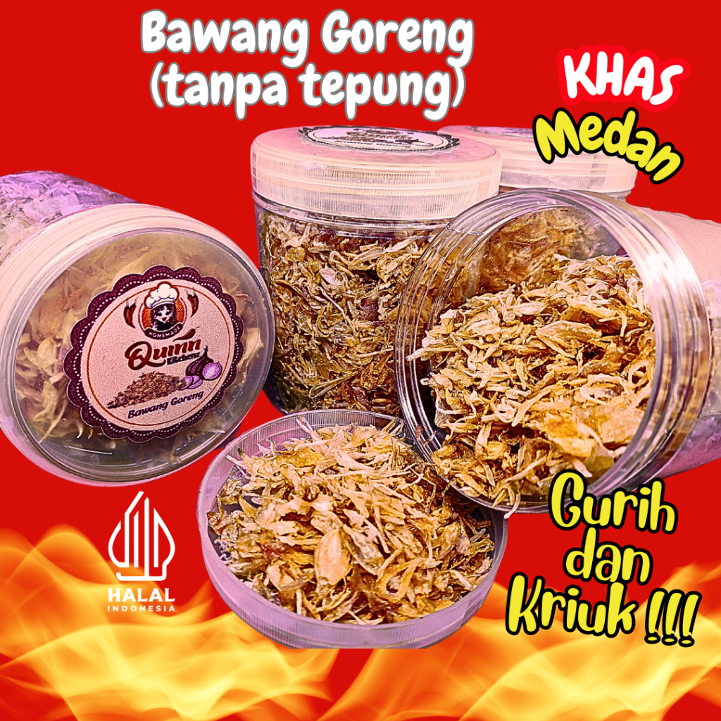 

QUINN of Spicy Bawang Goreng Gurih Asli Tanpa Tepung - Kitchen Medan