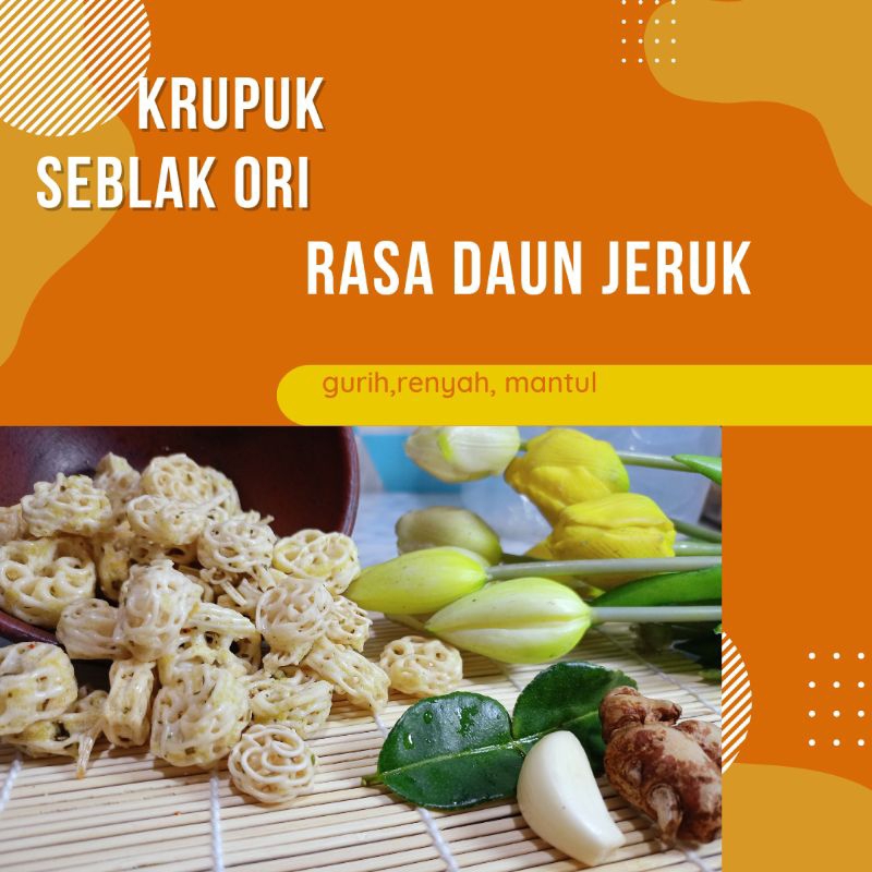 

kerupuk seblak ori daun jeruk 200gr