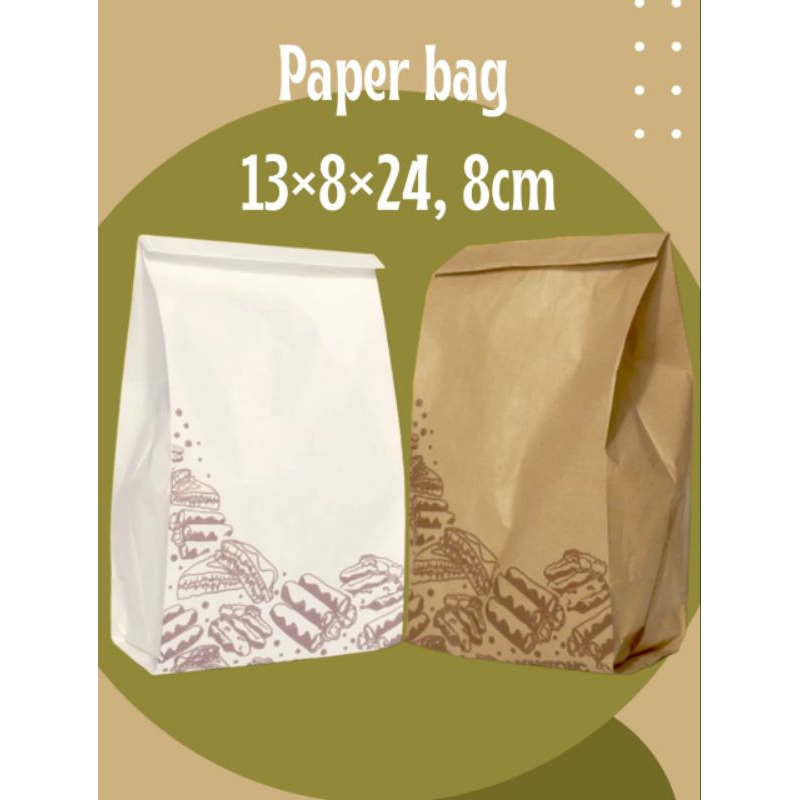 Paper bag / kantong kertas makanan