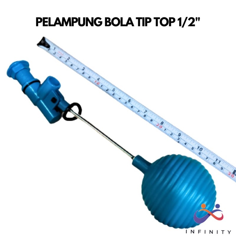 Pelampung Bola/Kran Pelampung TipTop 1/2" INF