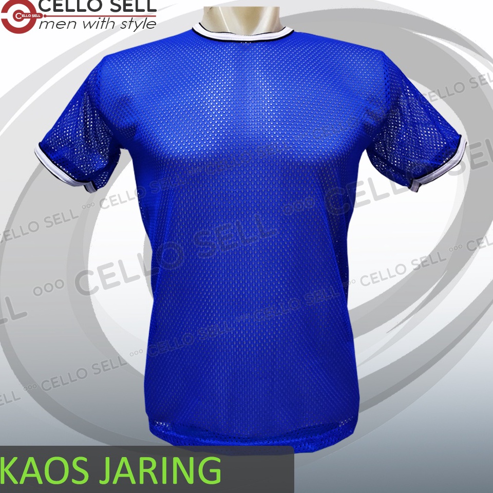 ⚡Cuci gudang⭐ kaos oblong jaring-kaos dalaman pria jaring