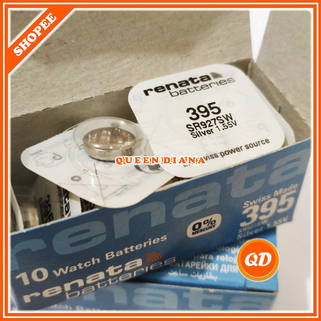RENATA 927 BATERAI SR927SW BATRAI 395 BATERAI KANCING SR 927 SW