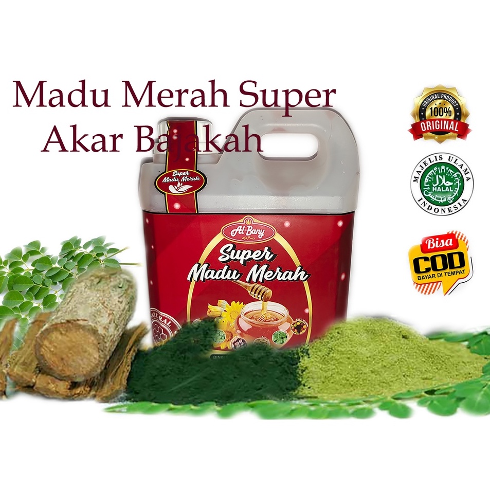 

Terlaku. Super Madu Merah Akar Bajakah Nett 1kg ( Asli & Murni Mix Herbal ) Terkini