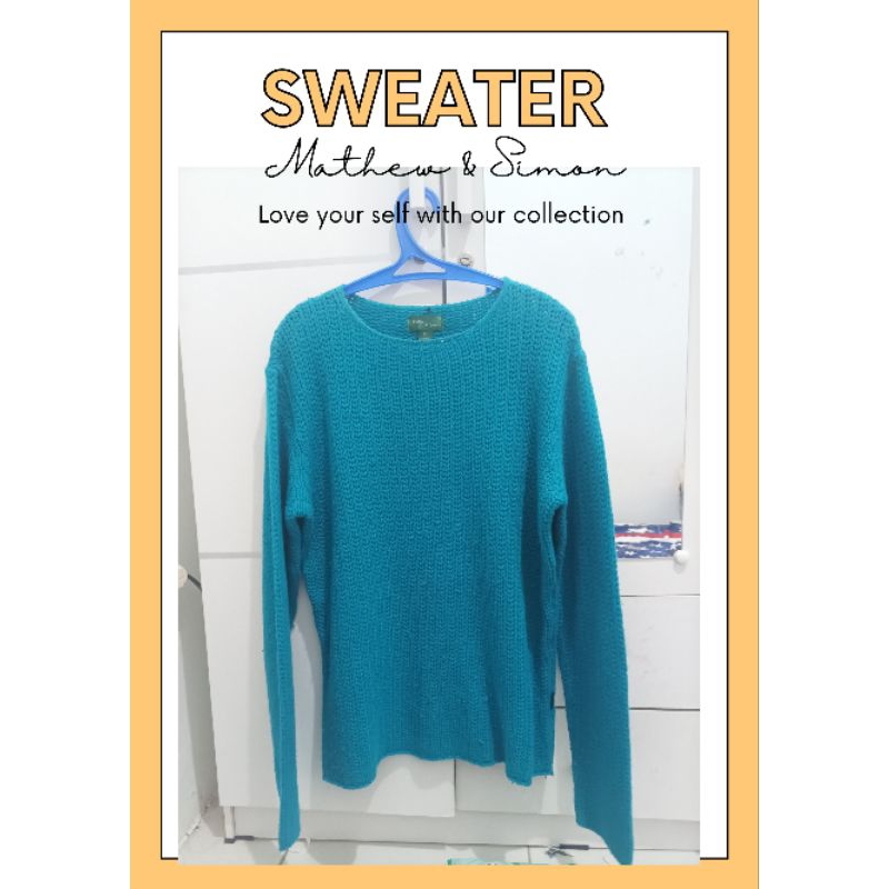 BLOUSE RAJUT WANITA OVERSIZE