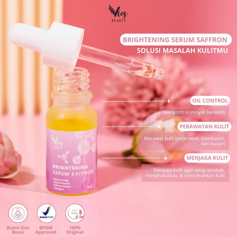 Serum Glowing Vies / Serum Saffron Vies BPOM