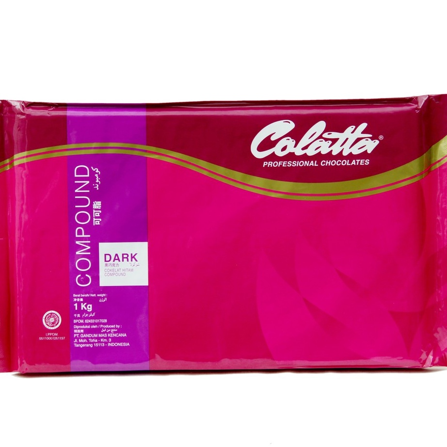 

Ready Cokelat Batang - Colatta Dark Chocolate Compound Kemasan 1kg !!! Laris