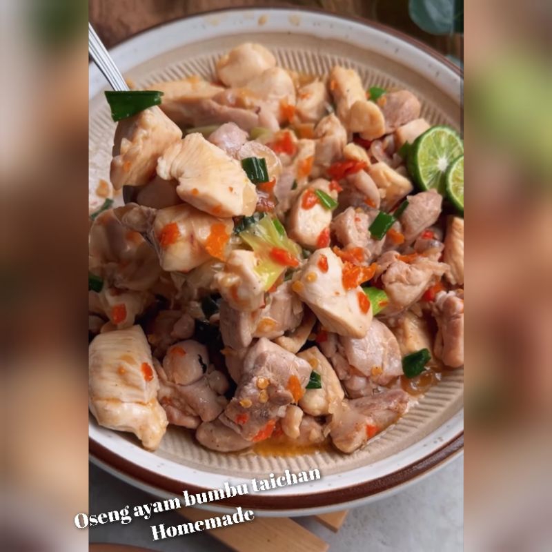 

oseng ayam bumbu taichan