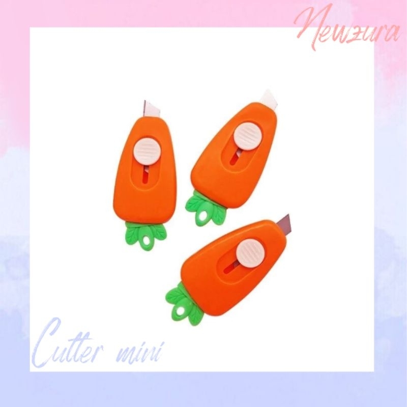 

CUTTER MINI PPRTABLE BENTUK CARROT CUTTER LUCU CUTTER KARAKTER