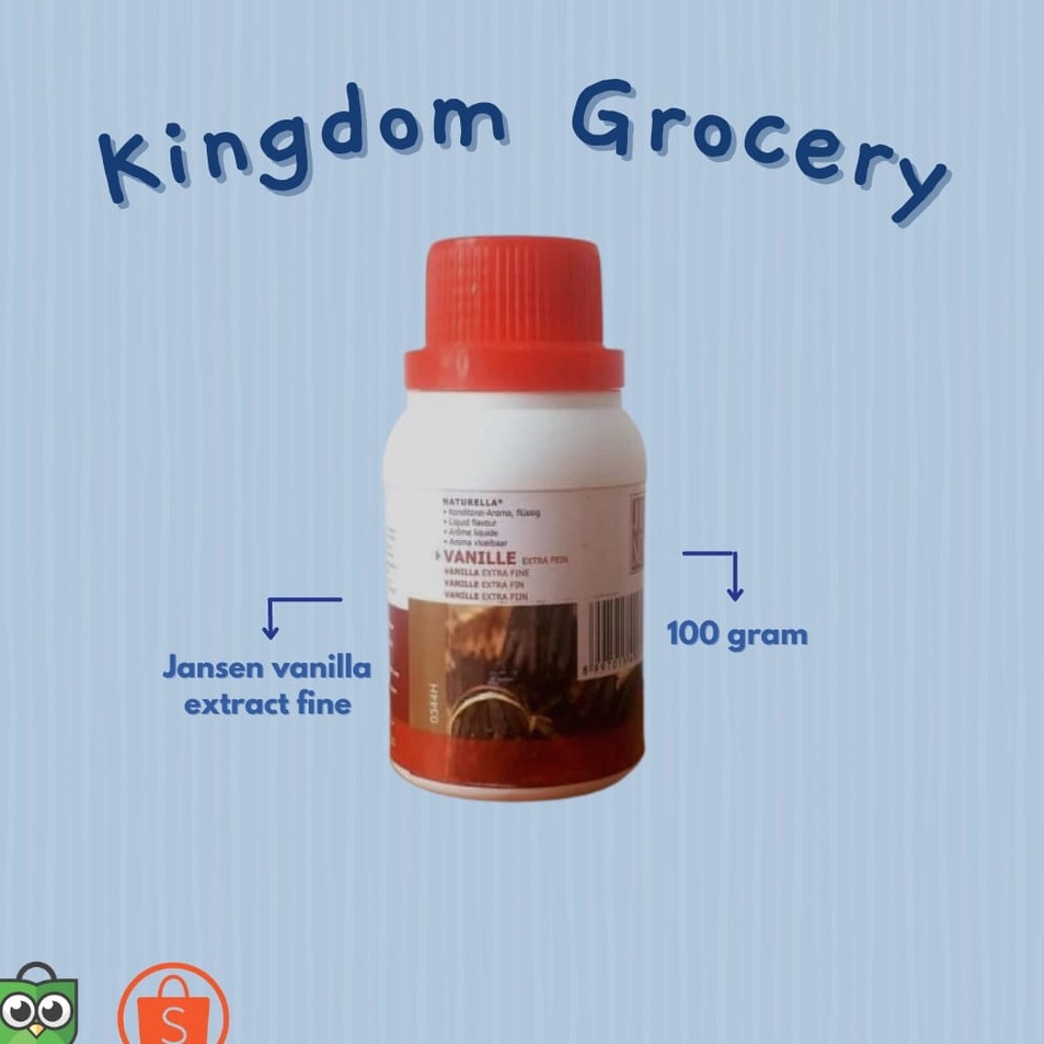 

Murah Jansen Vanilla Extract Fine H 100gr Seller