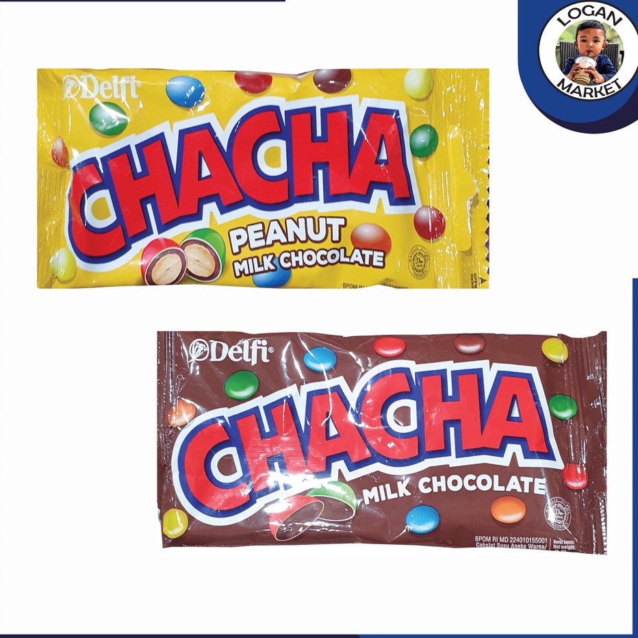 

➫✬✵ Delfi Chacha Cha Cha Coklat Kacang 5gram 5 gram (dulu 7gram 7 gram) 30 Pcs 30Pcs Model Baru