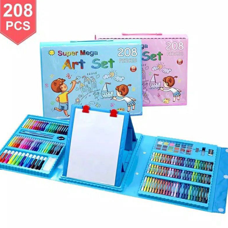 

Model Terkini.. Crayon Set 208pcs / Krayon Mewarnai Anak 208pcs / Pensil Warna Set 208pcs LG9