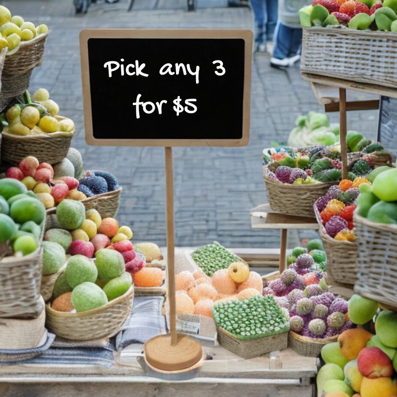 Diskon Mini Black Board | Mini Stand Board | Stand Label Menu Makanan | Label Catering | Label Prasm