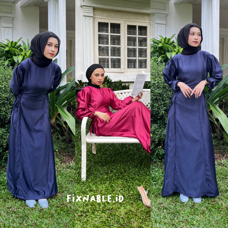 TSAMARA DRESS SATIN | Dress Bridesmaid | Gamis Pesta