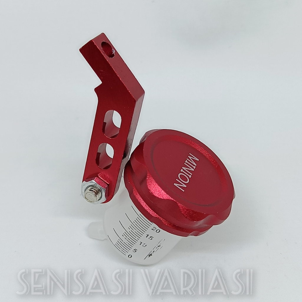 Tabung Minyak Rem Belakang Universal Motor Tempat Minyak Rem Belakang Variasi - MERAH