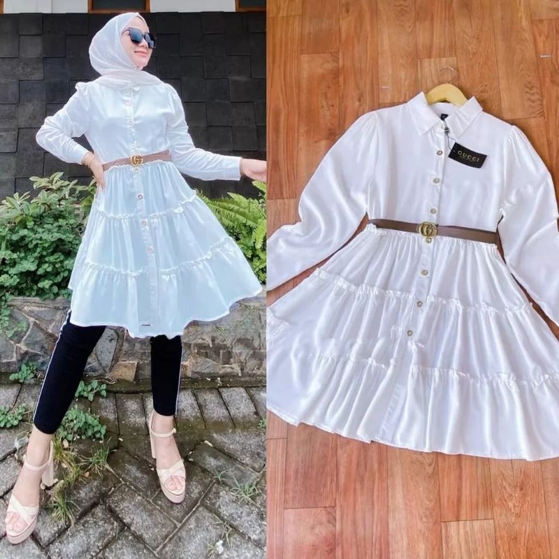 Eliza Tunik blouse rayon atasan wanita  Atasan Rayon Atasan Murah Wanita Atasan adem