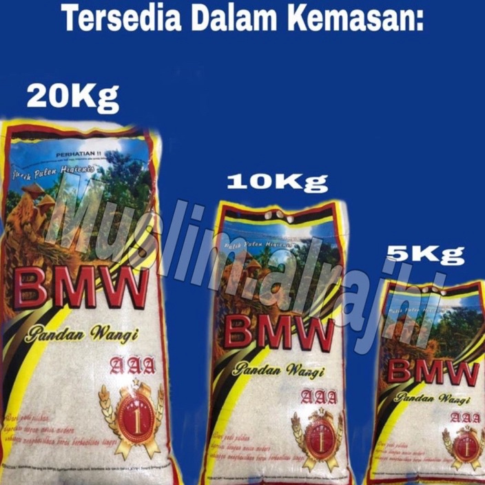 

QLRL9021 Ready Stok BERAS BMW AAA Premium 100% Asli 10kg dan 20kg