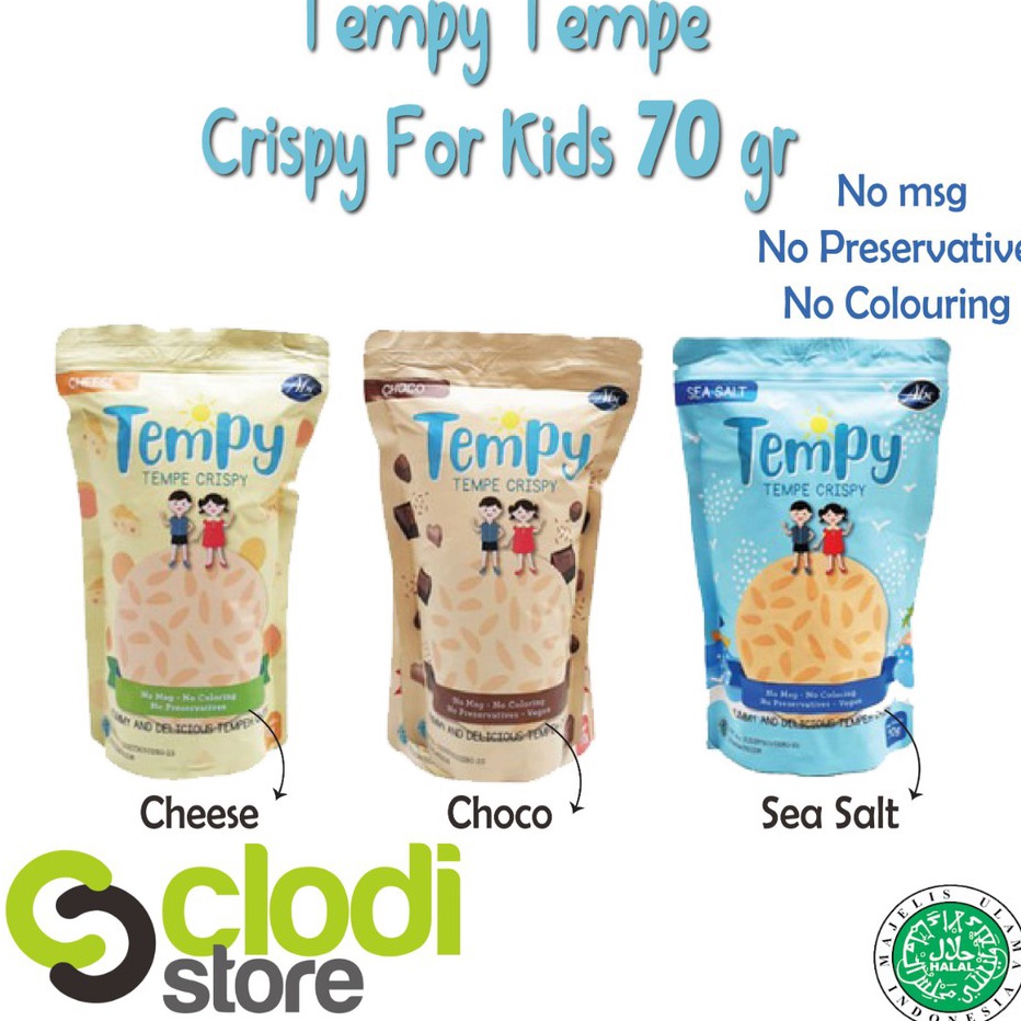 

JFBY0922 COD Tempy (Tempe Crispy) NO MSG / snack anak sehat / keripik tempe Snack MPASI / Snack Bayi / Snack Anak / Cemilan Bayi / Cemilan Anak No Msg Tanpa Pewarna Tanpa Pengawet Halal