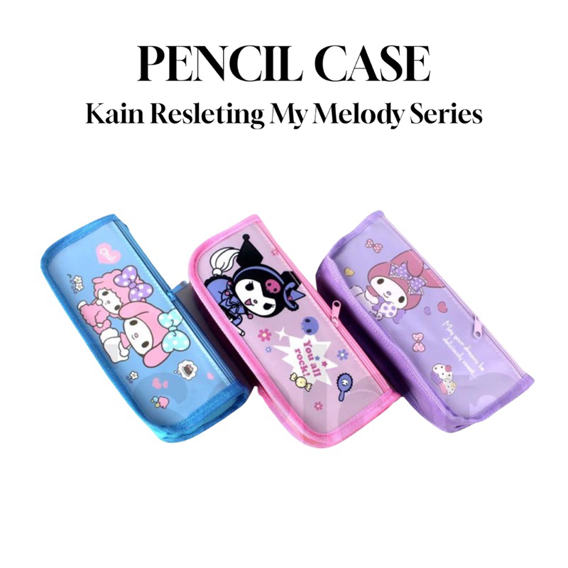 

SM - Kotak Pensil Kain Resleting Motif Sanrio