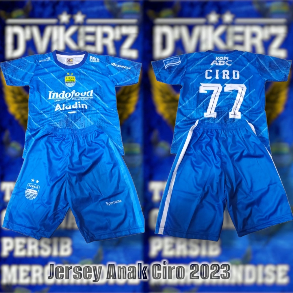 12.12 Brand BEST SELLER Baju bola anak ciro terbaru 2022 2023 persib messi RONALDO klok SILVA fullpr