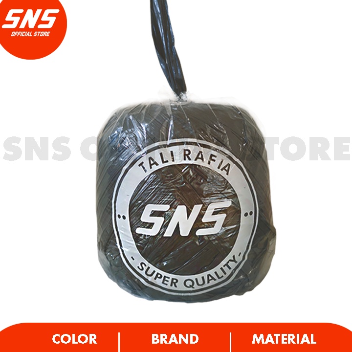 

Best Seller TALI RAFIA 1kg Hitam Tebal SNS