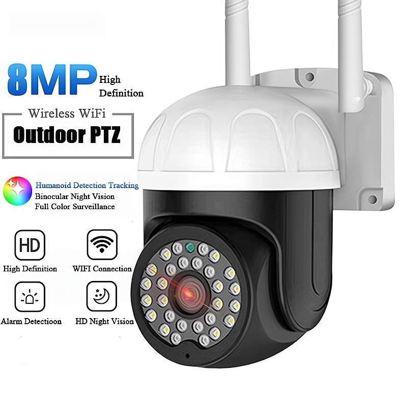 Murah.. CCTV Outdoor Wifi IP Kamera 1080P Waterproof Camera Tanpa Kabel Jarak Jauh Pantau CCTV PTZ 7