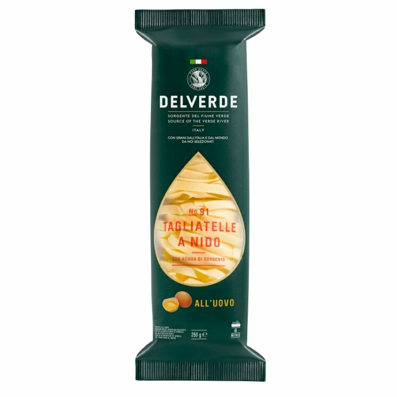 

DELVERDE Tagliatelle A Nido All'Uovo No.91 Egg Pasta 250g