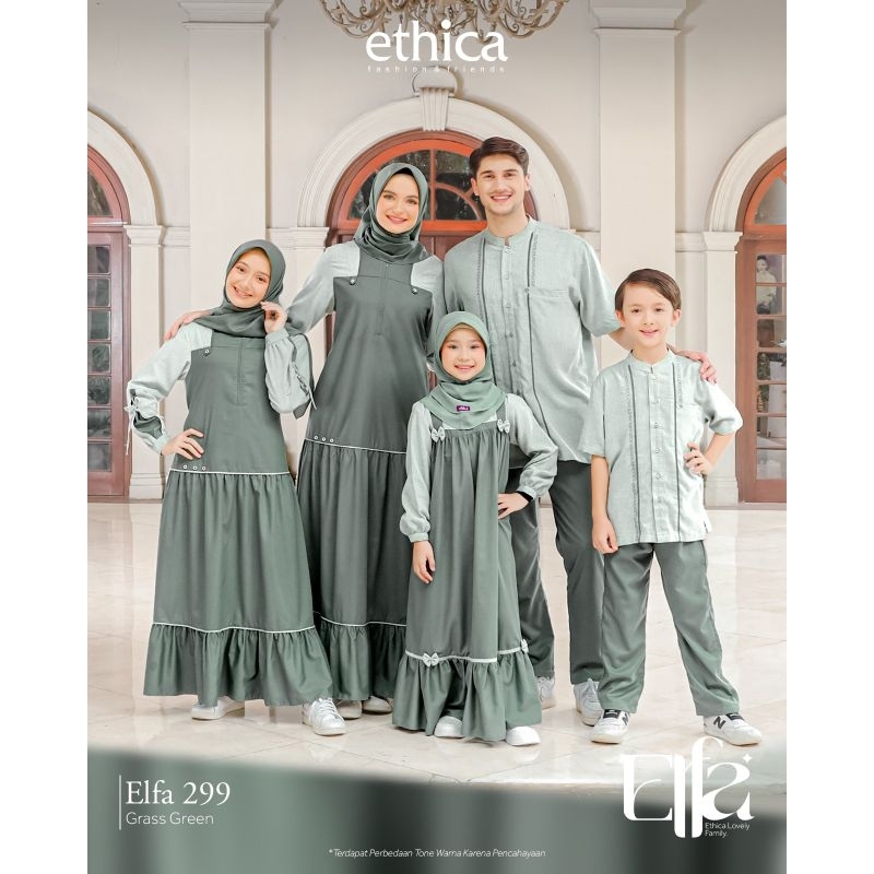 Sarimbit Terbaru Elfa 299 Grass Green Bu Ethica
