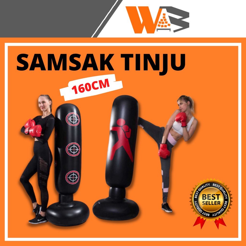 ✨Mall✨ Samsak Tinju Berdiri Latihan Taekwondo Karate Alat Latihan Teknik Tendangan dan Pukulan Anak 