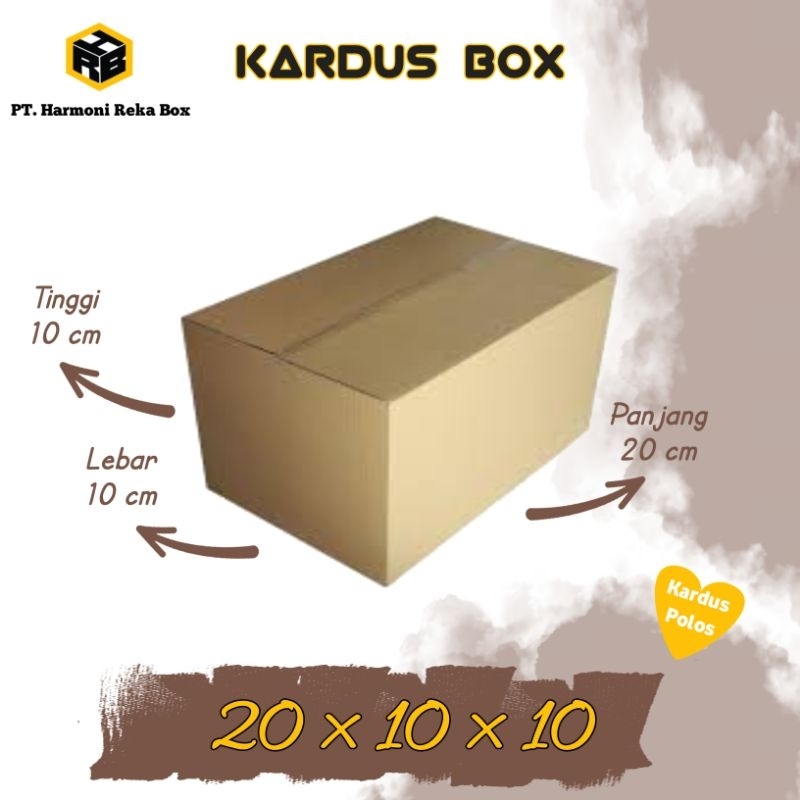 

Kardus/Box Packing Paket Kecil Polos Ukuran 20x10x10 cm