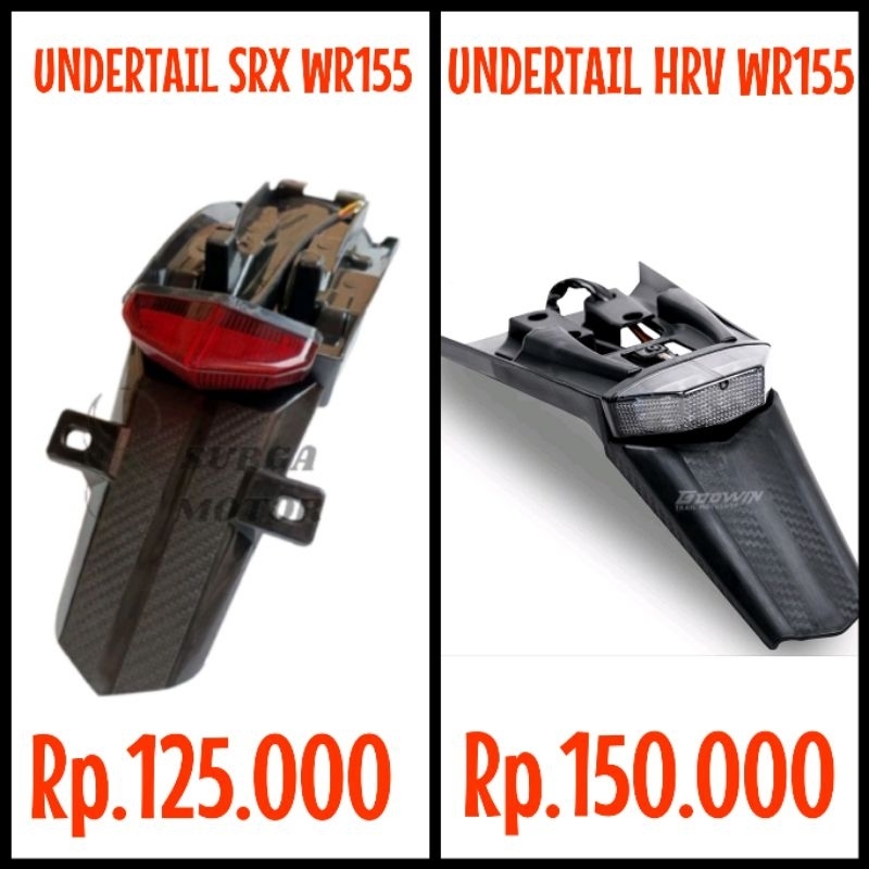 undertail SRX HRV WR 155