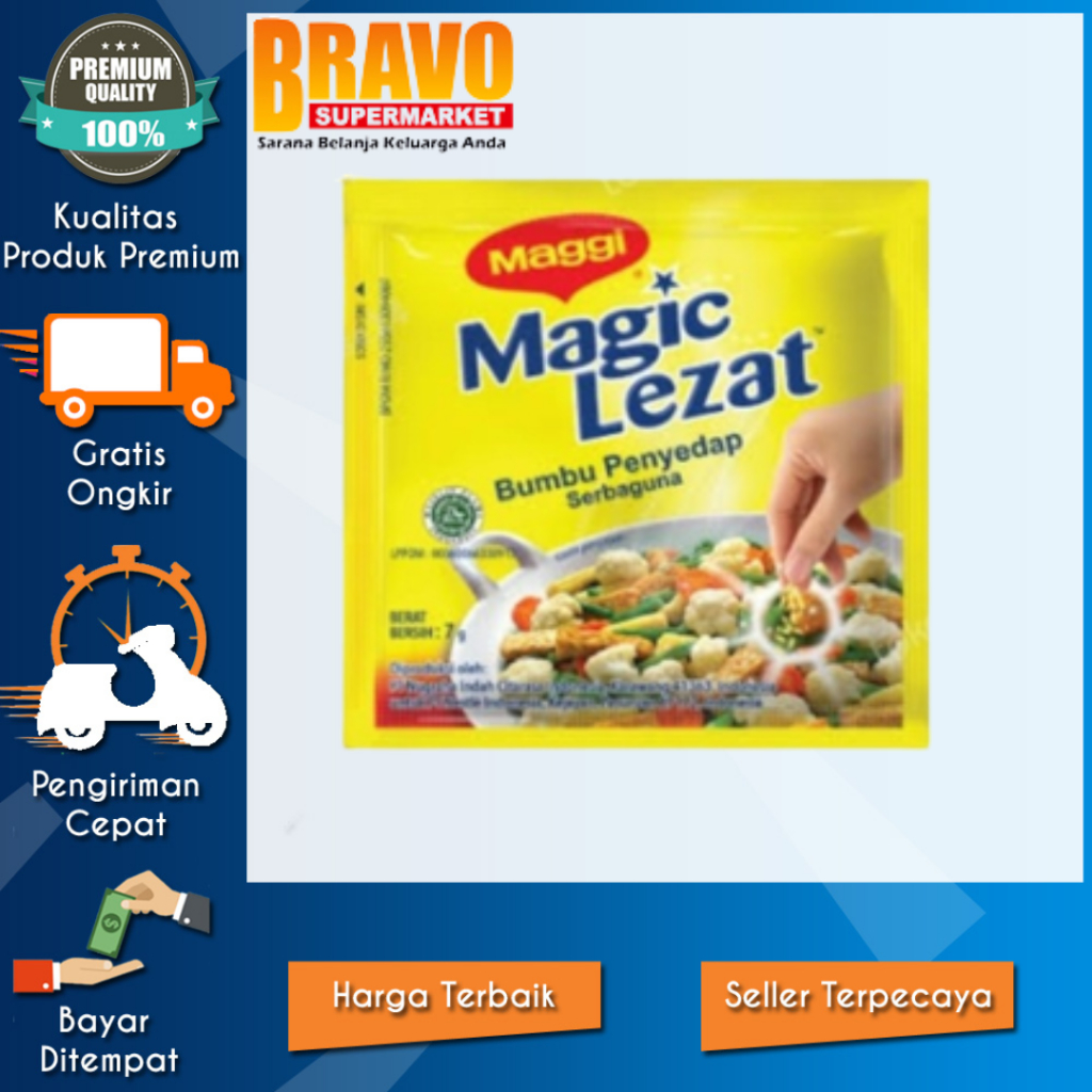 

Bravo Supermarket Tulungagung - Maggie magic lezat isi 12x7g