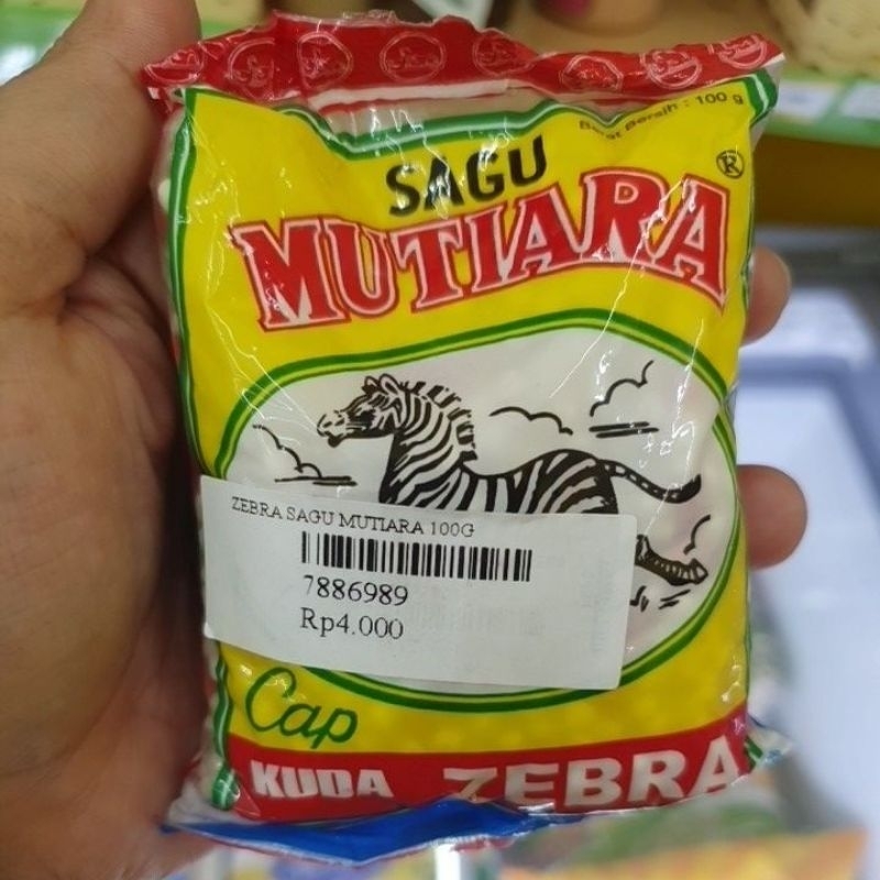 

Zebra Sagu mutiara 100g