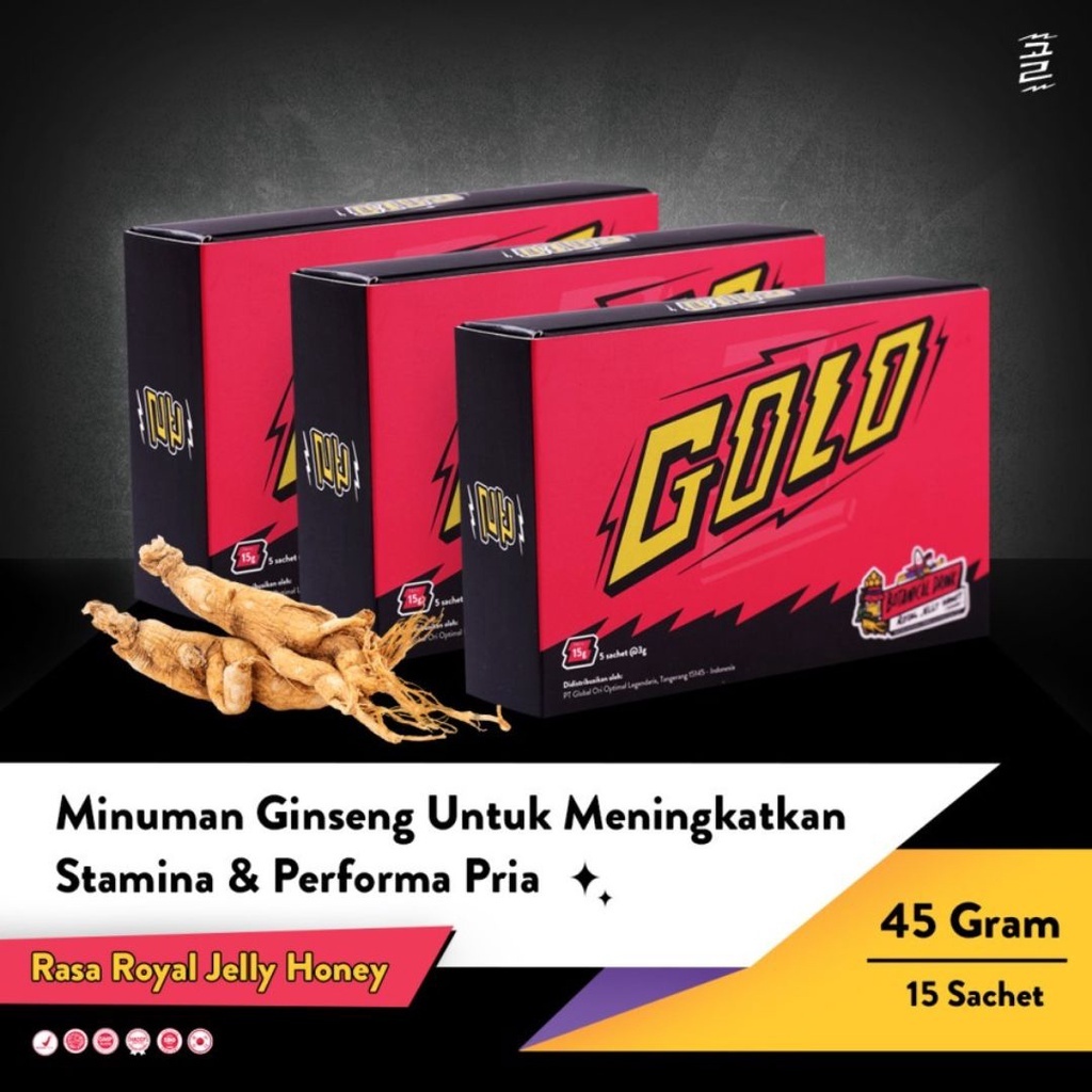 Mister Golo Ginseng Booster Stamina for Men Golo Stamina Plus Pria