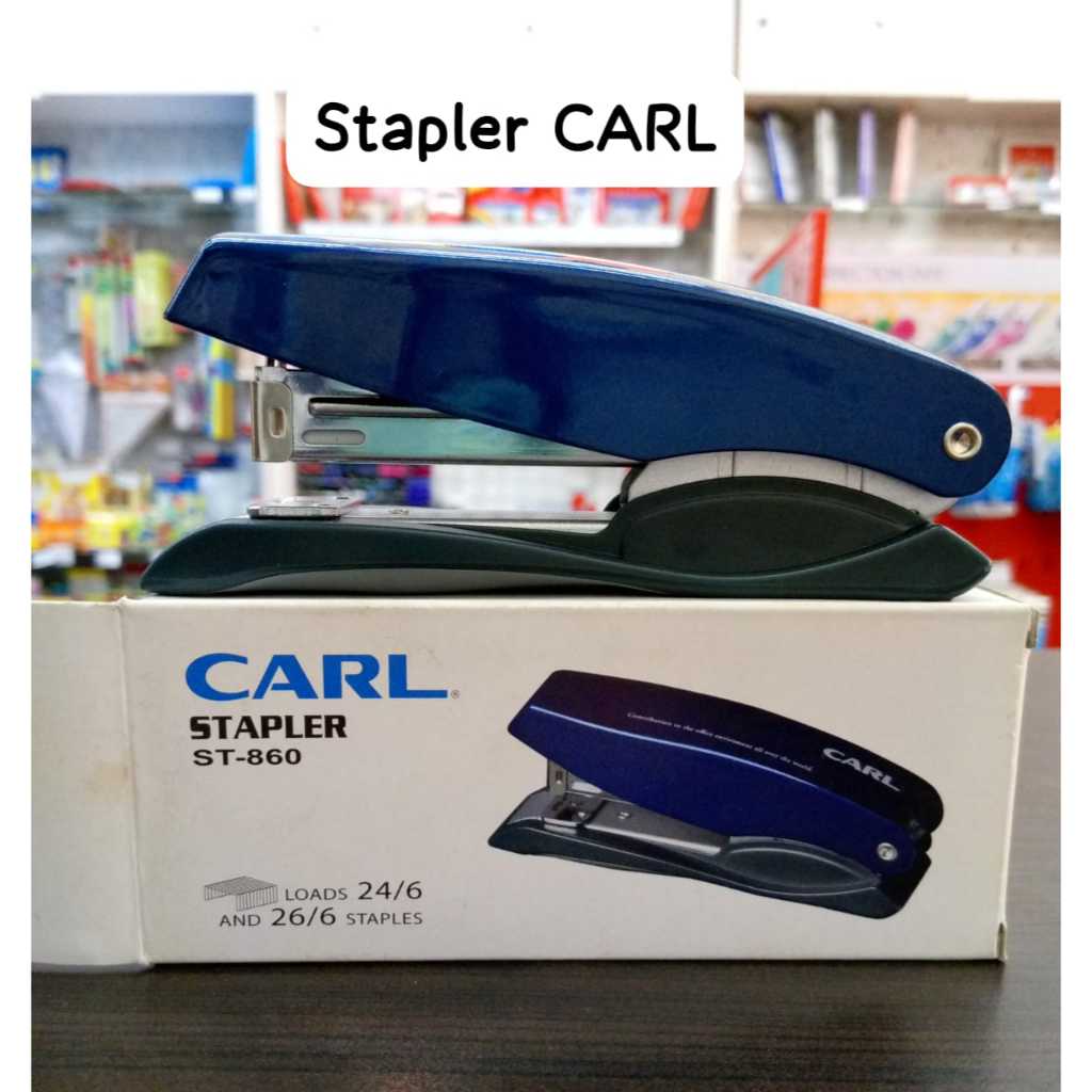 

Stapler Carl ST-860 / Hekter merk Carl/ Penjepit Kawat No. 24/6 atau 26/6