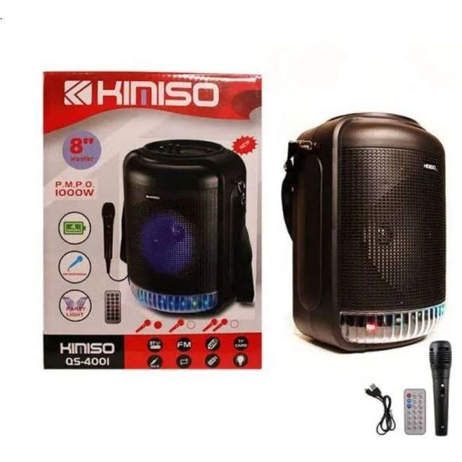 Speaker spiker wireless bluetooth QS 4001 portable 8 inch