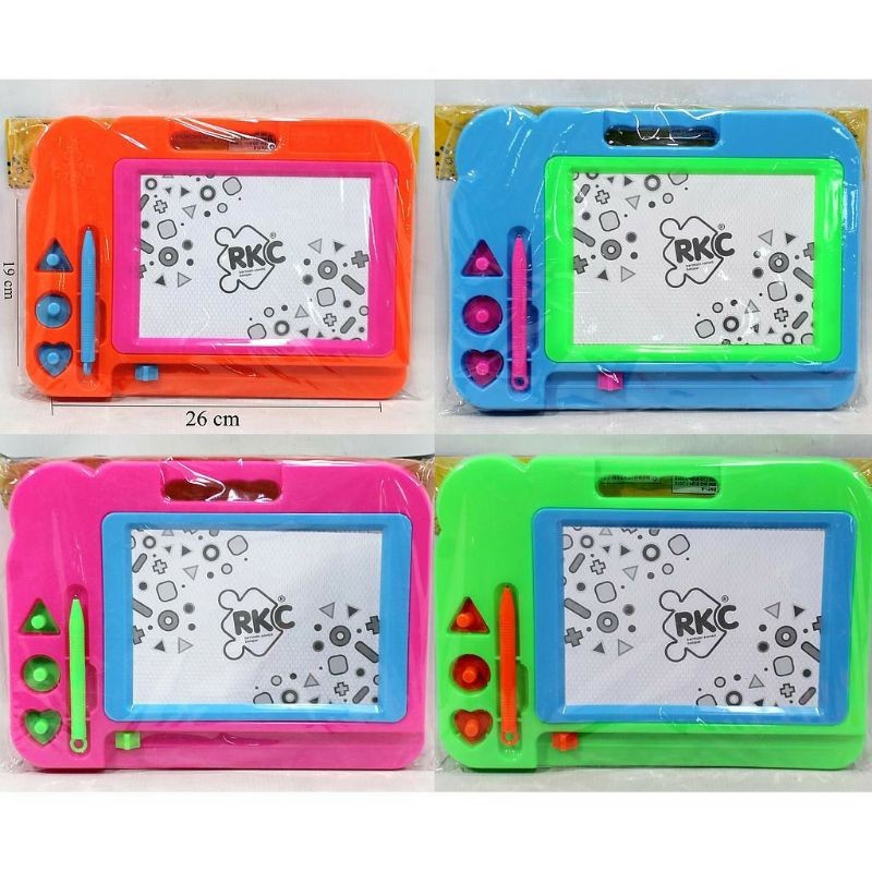 

Mainan EDUKASI Drawing Board PAPAN RKC Menggambar / Menulis Model Kotak Magnetik Gambar Tulis/Papan Tulis MAGNET Bisa Dihapus