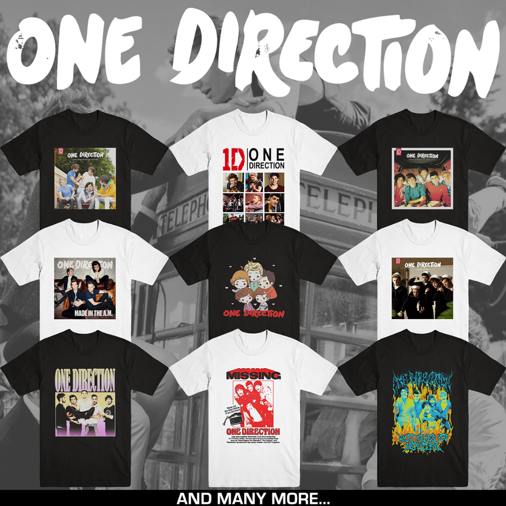 ONE DIRECTION - 1D | T-SHIRT MUSIC | TEEN POP | MERCHANDISE