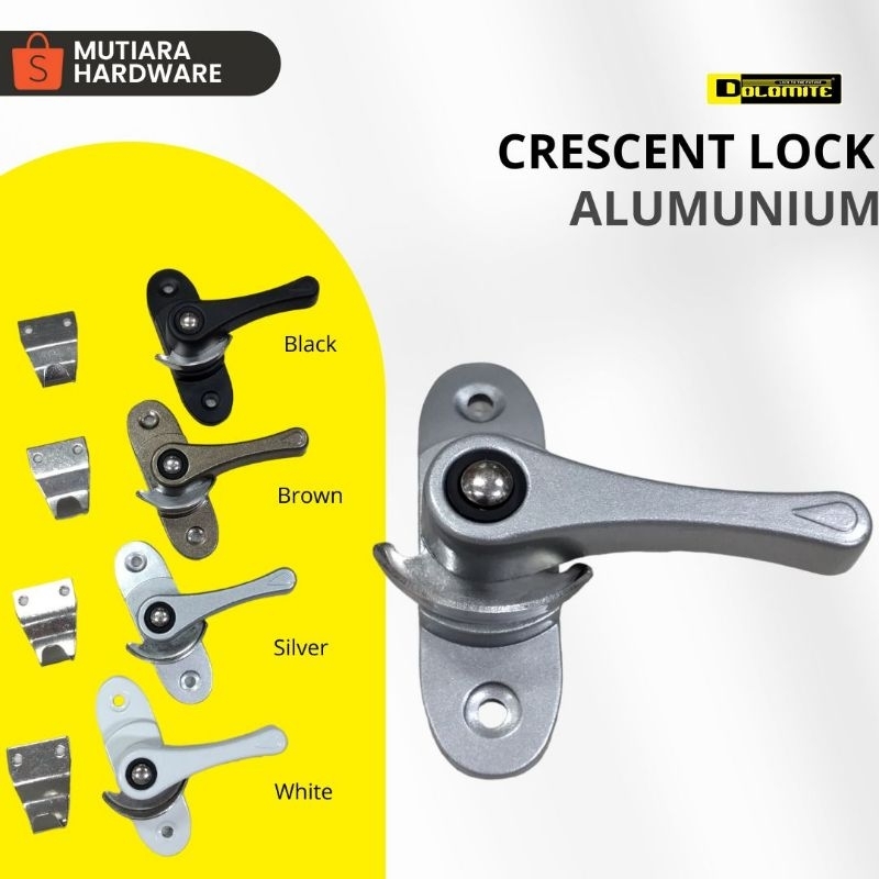 Grendel kuping kunci jendela geser Grendel putar jendela sliding alumunium dolomite