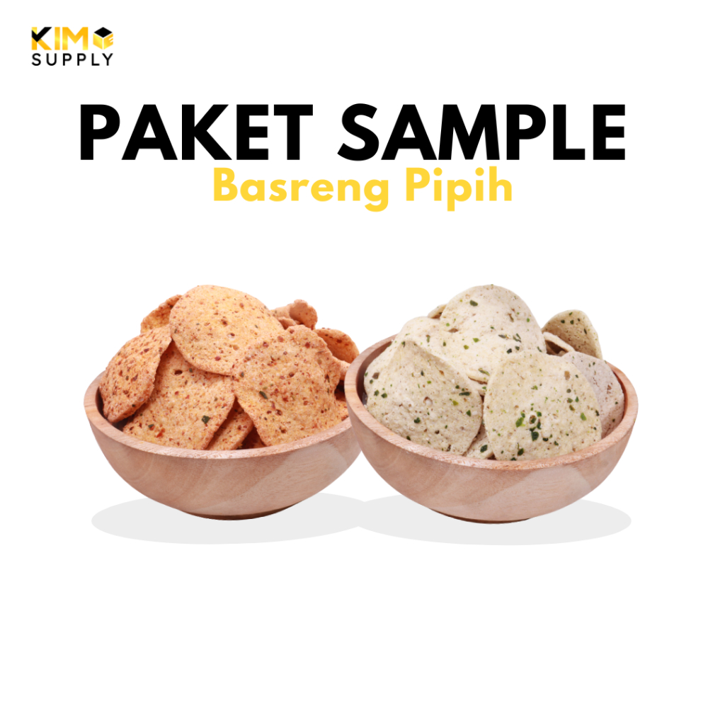 

[ISI 2PCS] PAKET SAMPLE BASRENG PIPIH 250gr (Ori dan pedas daun jeruk) Snack kiloan kekinian