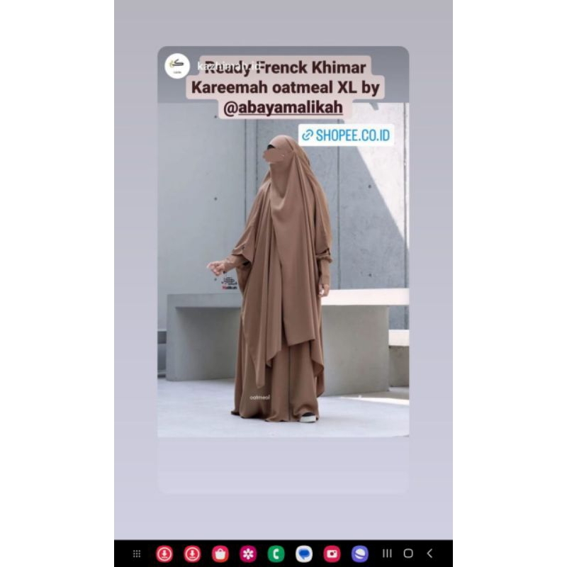 preloved FK set AbayaMalikah