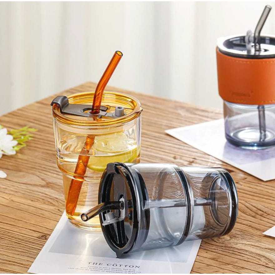 Gelas Kaca Tumbler Aesthetic