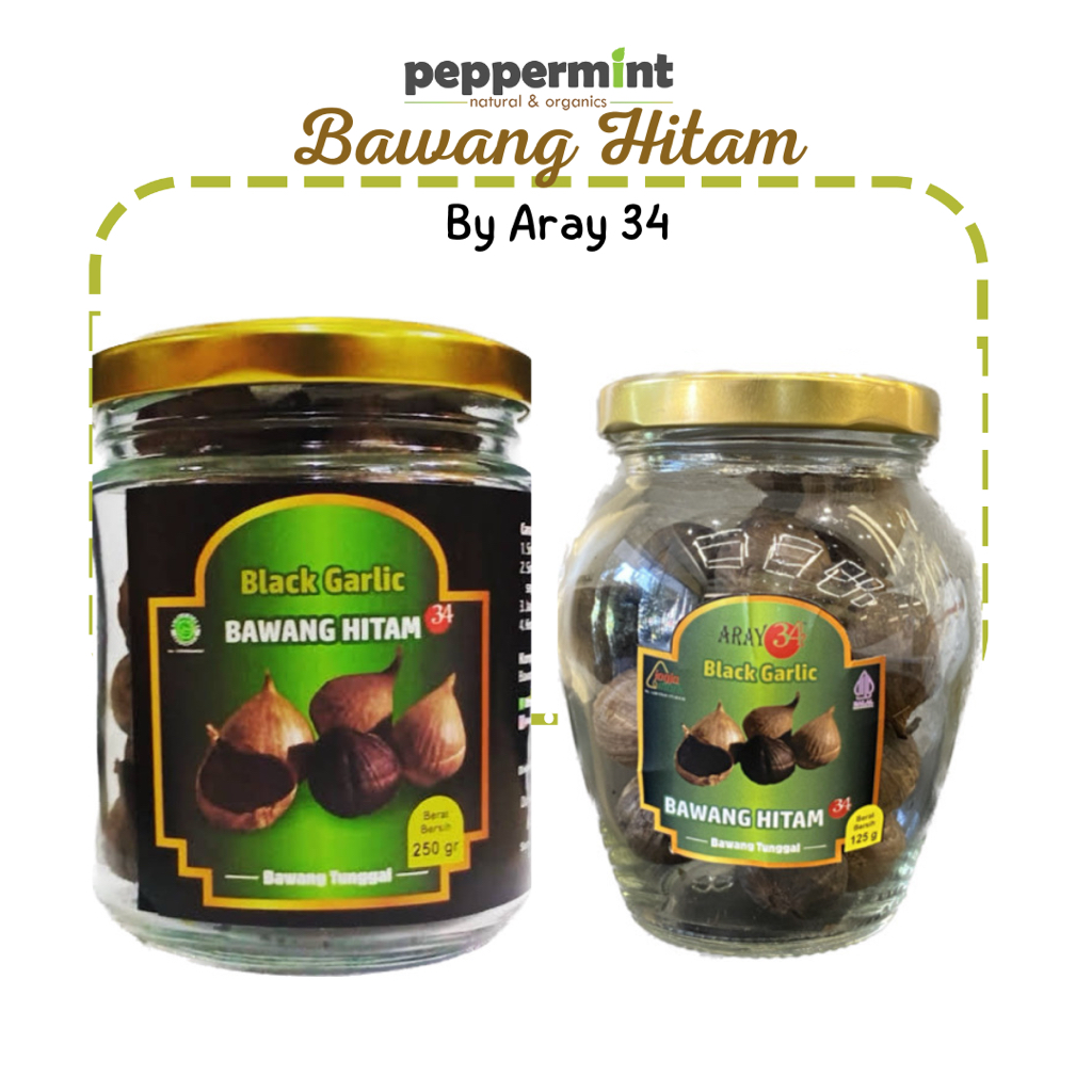 

Aray34 Bawang Hitam (125gr & 200gr) / Bawang Hitam Tunggal