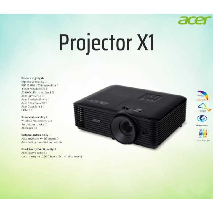 Acer Projector X1 DLP XGA
