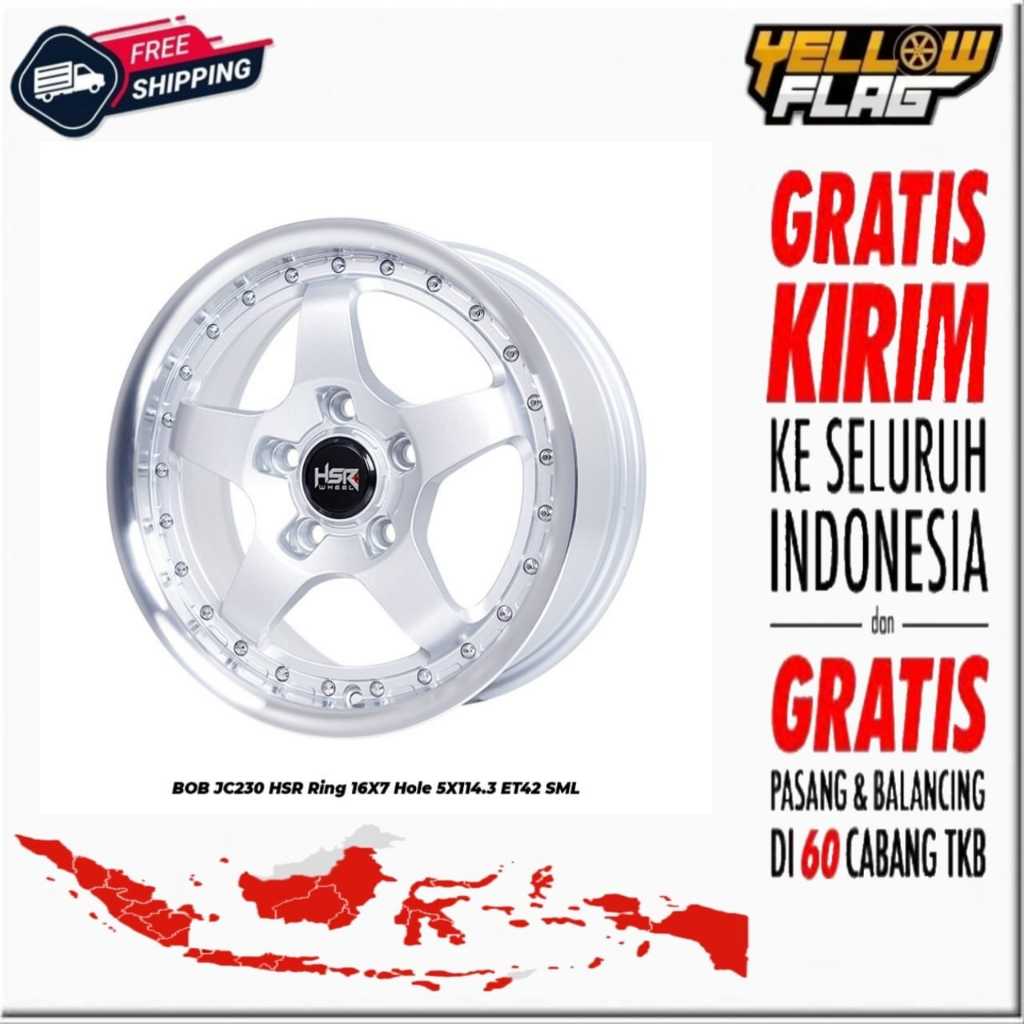 Velg Mobil Model Te37 Ring 16 Hsr Bob Lebar 7 Mobil Innova Camry Luxio Grandmax Dll