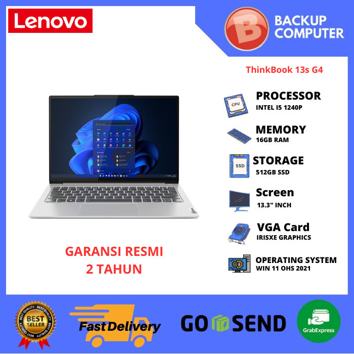 LAPTOP LENOVO ThinkBook 13s G4 ITL 21AR008PID Intel i5-1240p 16GB RAM